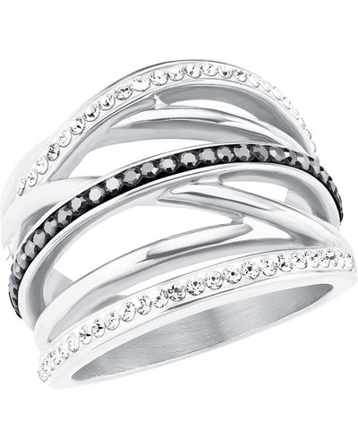 S.oliver Ring 925 Sterling Silber Ringe - Weiß
