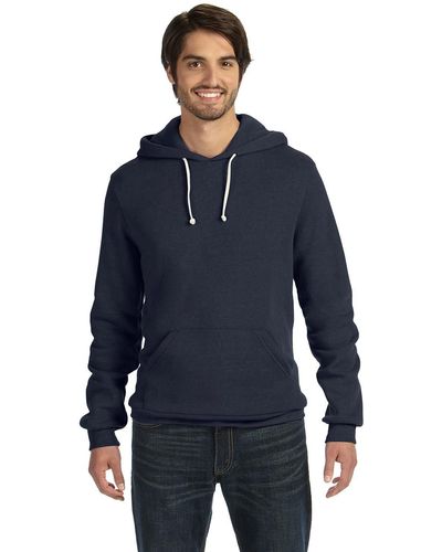 Alternative Apparel Big And Tall Challenger Hoodie Sweatshirt - Blue