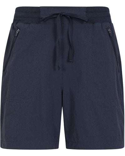 Mountain Warehouse Zipped Pockets Ladies Short - Blue