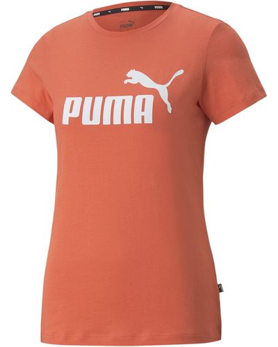 PUMA Ess Logo Tee T-Shirt de Sport - Multicolore