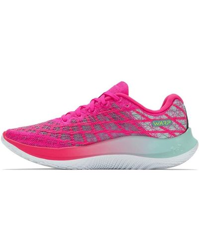 Under Armour Flow Velociti Wind 2 Women's Running Shoes - Aw22, Pink, 9 Uk - Grey