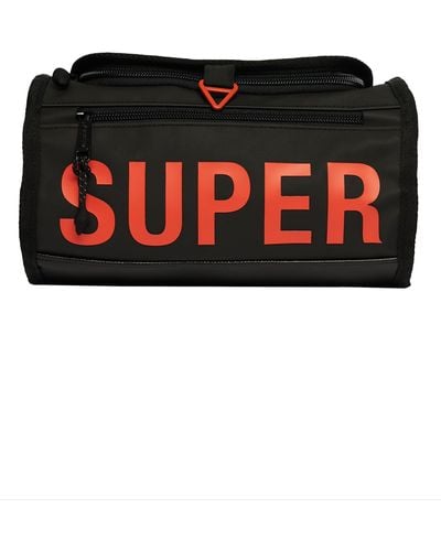 Superdry BAG TARP WASH BAG Black OS - Schwarz