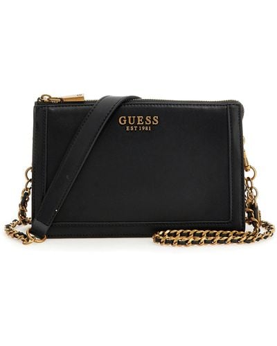 Guess Abey Multi Compartment Xbody Black - Noir