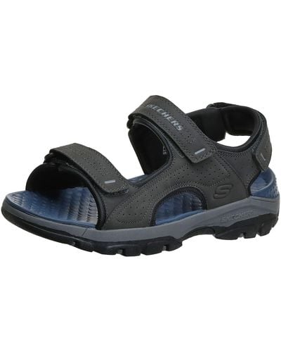 Skechers D'Acqua con Punta Aperta - Nero