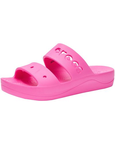 Crocs™ Via Platform Sandal - Black