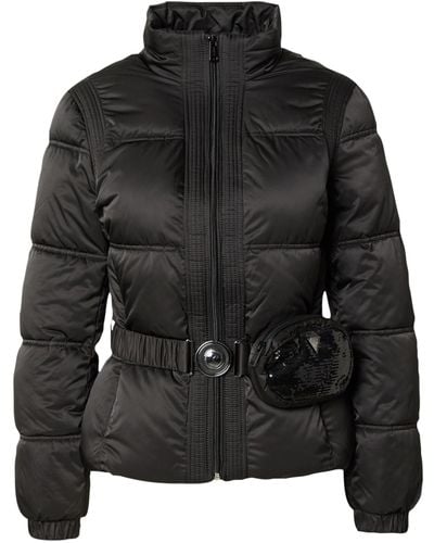 Guess Giacca donna Eco Lucia Belt Bag puffer jacket black E24GU70 W3BL19WEX12 JBLK M - Nero