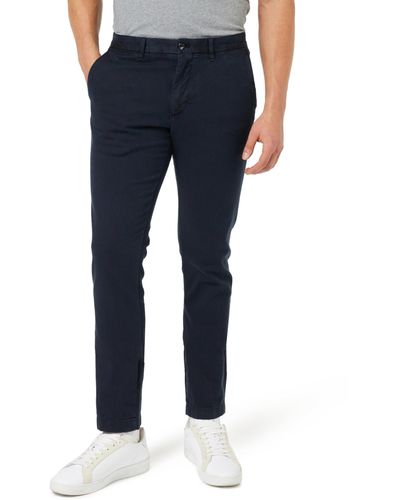Tommy Hilfiger Chino Bleecker Structure Gmd Woven Trousers - Blue
