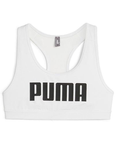 PUMA 4 Keeps Sports Bra L - White