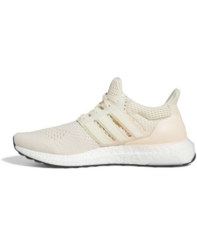 adidas Ultrboost 1.0 S Road Running Shoes Ecru Tint/coral Fusion 6 - Natural