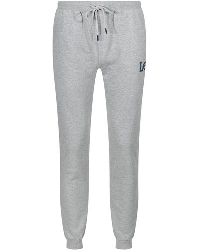 Lee Jeans 's Lounge Pants In Grey 100% Cotton - Grau