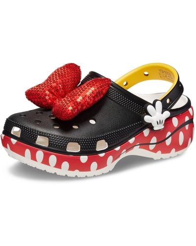 Crocs™ Disney Minnie Mouse Classic Platform Clog - Red