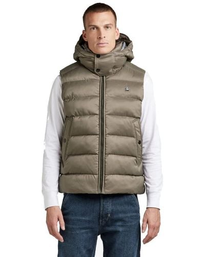 G-Star RAW G-Whistler Pdd HDD Vest Giacca - Marrone
