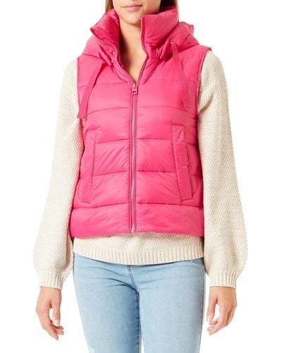 Marc O' Polo 308085172003_662_32 WOVEN OUTDOOR VESTS - Rot