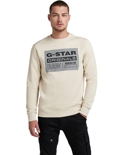 G-Star RAW Original Label R Sw Sweatshirt Voor - Meerkleurig