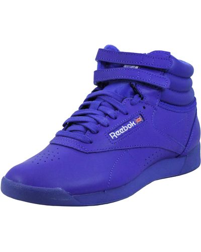 Reebok Freestyle Hi High Top Sneaker Donna - Blu