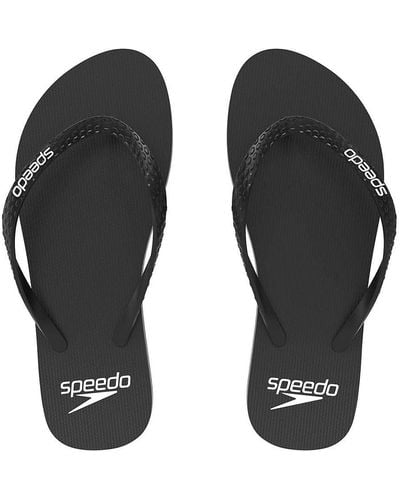 Speedo Flip Flop | Summer Style | Beach Footwear | Thongs - Black
