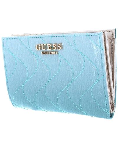 Guess Sasky SLG Fold Up Organizer Aqua Multi Ombre - Blau