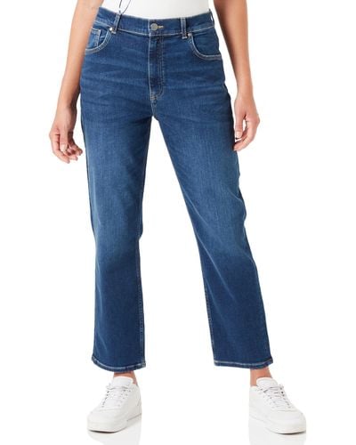 GANT Cropped Slim Jeans - Blau