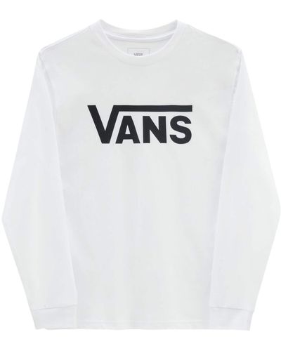 Vans Classic LS T-Shirt - Bianco