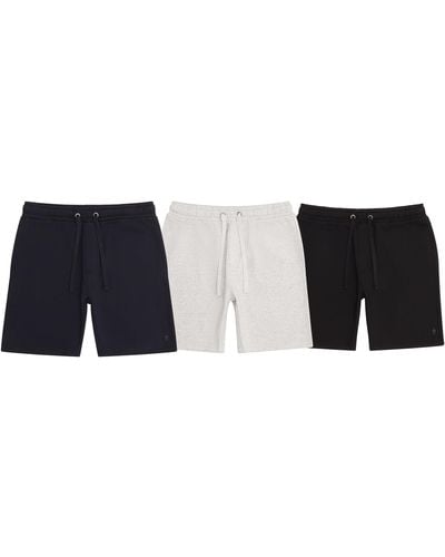 French Connection Pack Of 3 – Gym Shorts - Black
