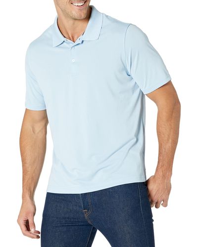 Amazon Essentials Regular-fit Quick-dry Golf Polo Shirt-discontinued Colours - Blue