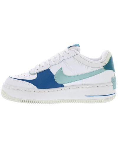 Nike Air Force 1 Shadow Sneaker - Blau