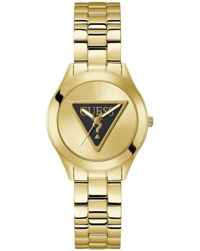 Guess Orologio Tri Plaque GW0675L2 in acciaio inossidabile riciclato - Metallizzato