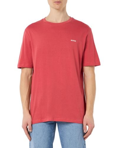 HUGO Dero222 T-shirt - Red