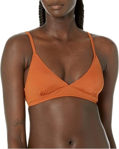 Amazon Essentials Klassisches Bikini-Oberteil - Braun