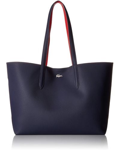 Lacoste Women's Anna Reversible Anna Tote Handbags - Blue