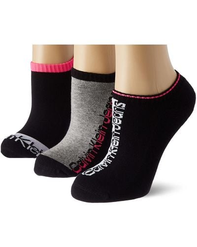 Calvin Klein Jeans Athleisure Sneaker Socks 3 Pack - Nero
