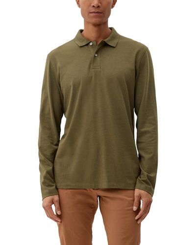S.oliver 2121031 Polo-Shirt Langarm - Grün