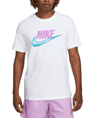 Nike M NSW Tee 12MO Futura T-Shirt - Weiß