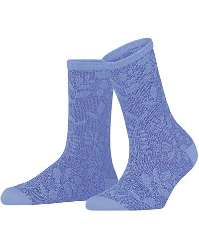 Esprit Socken Homey Flowers - Blau