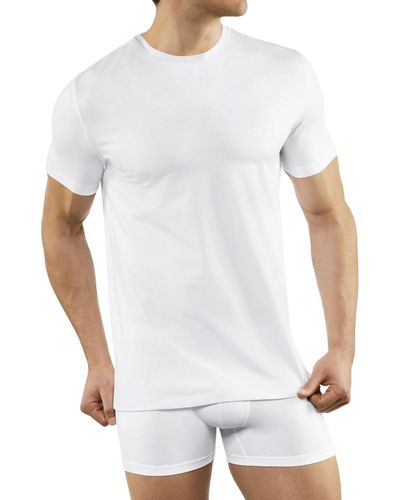 FALKE Daily Comfort T-shirt Mit Rundhalsausschnitt - White