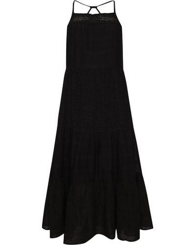 Superdry Vintage Lace Cami Maxi Dress Casual - Black