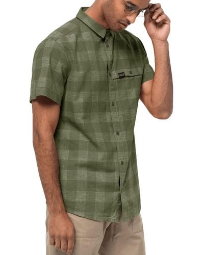 Jack Wolfskin Highlands Shirt M Jacket - Green