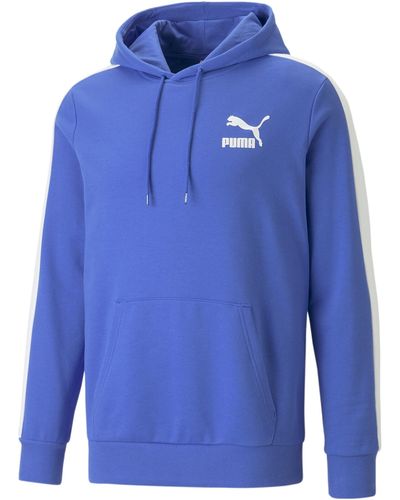 PUMA Sweatshirt T7 ICONIC Hoody - Blau