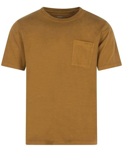 Levi's T-Shirt Coton col Rond - Marron