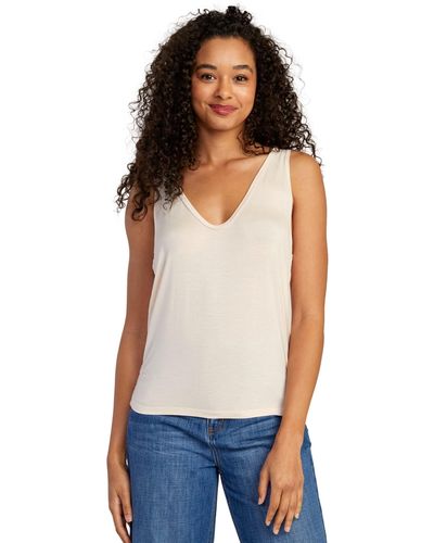 RVCA Womens Mayday Knit Tank Top Shirt - White