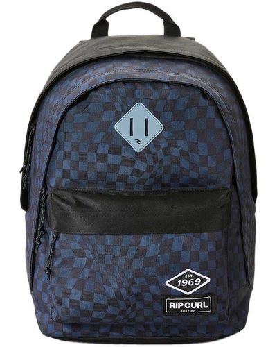 Rip Curl Double Dome Backpack Bts Navy 2 Compartments - Blue