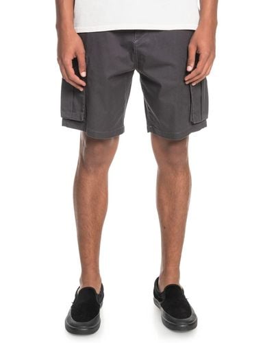 Quiksilver Cargo Shorts - - 34 - Black