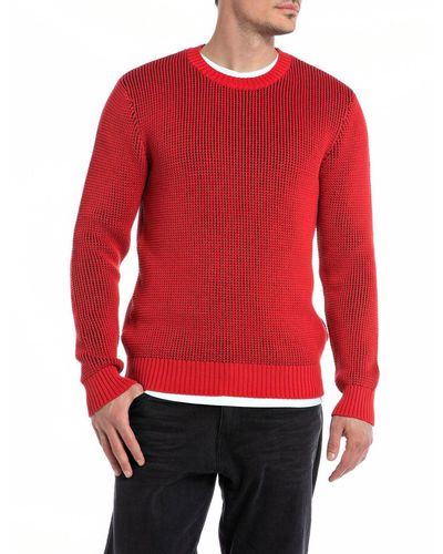 Replay Uk2515 Sweater - Rouge