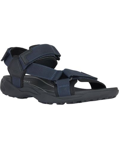 Geox U Terreno + Grip A Sports Sandal - Black