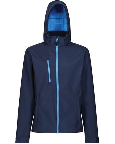 Regatta Venturer 3-layer Printable Hooded Softshell Jacket - Blau