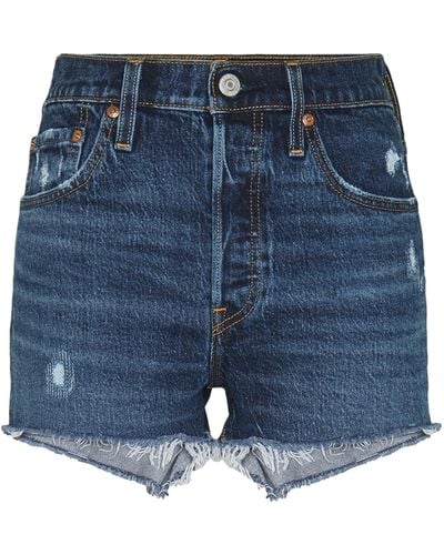 Levi's 501 S Original Shorts - Blauw