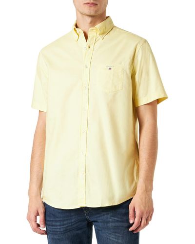 GANT D1. Reg Oxford Shirt Ss Bd - Multicolour