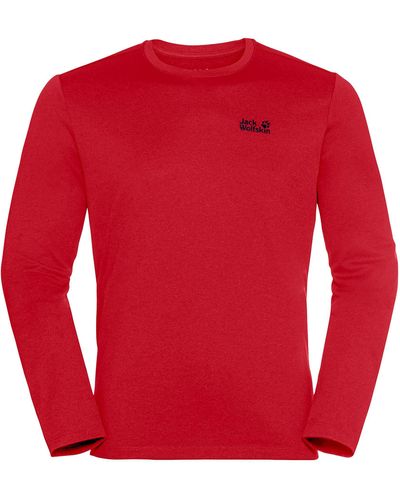 Jack Wolfskin Sky Thermal T-Shirt - Rot