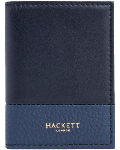 Hackett Aldgate Id Wallet Travel Accessory-passport Case - Blue