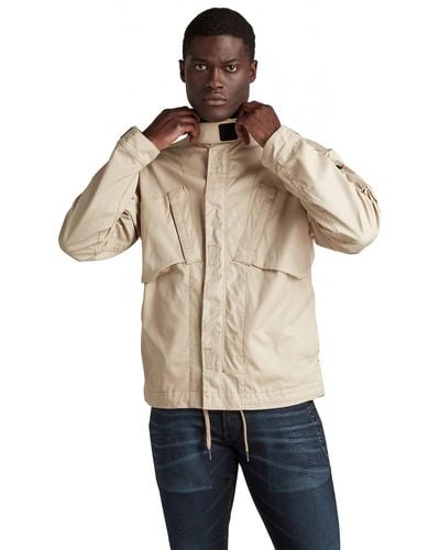 G-Star RAW S Sporty Slanted Pocket Indoor Jacket - Natur